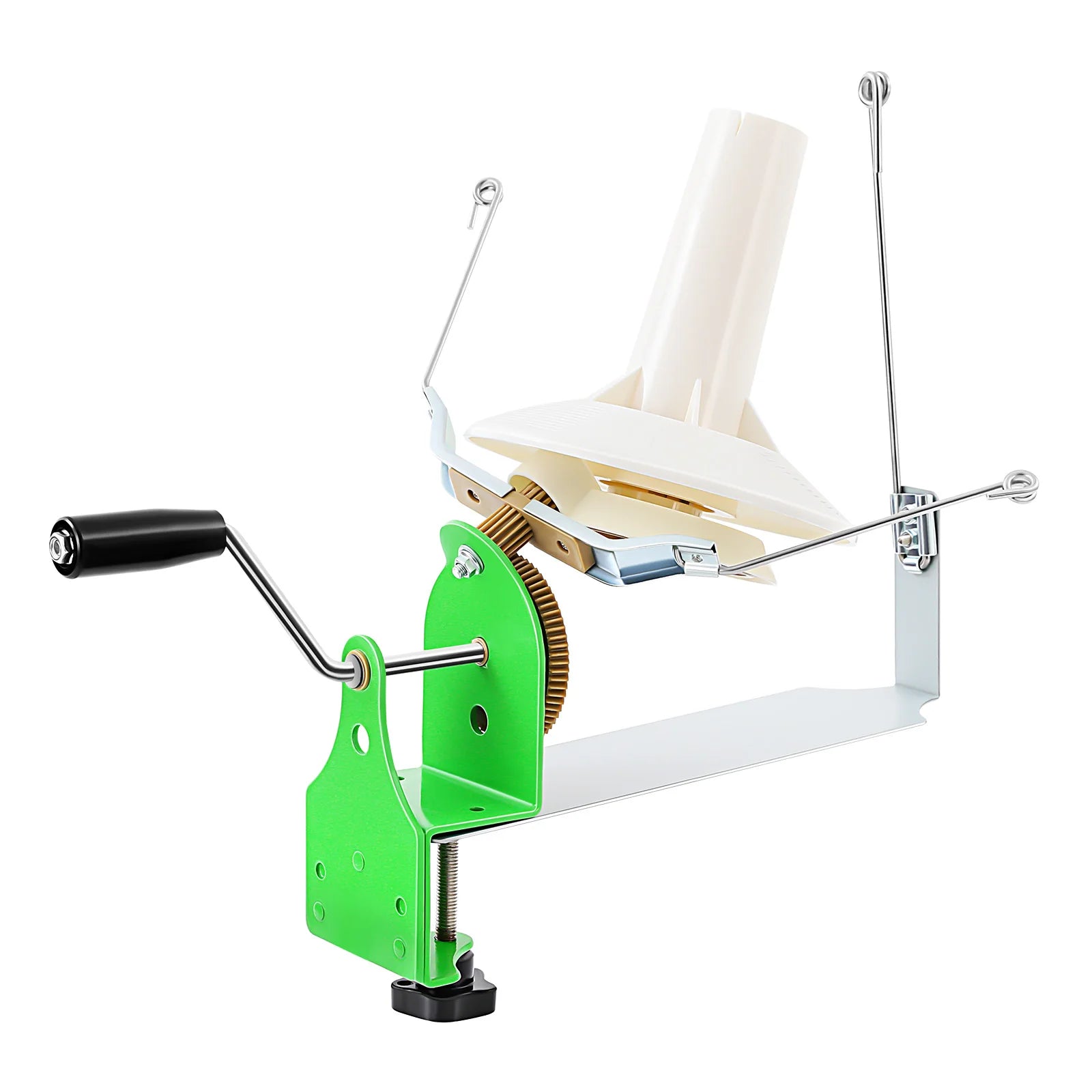 Hand Operated Large Yarn Ball Winder Jumbo Nylon Fiber/Wool/String Ball Winder Ideal Gift for Factories, Homes, Studios Green