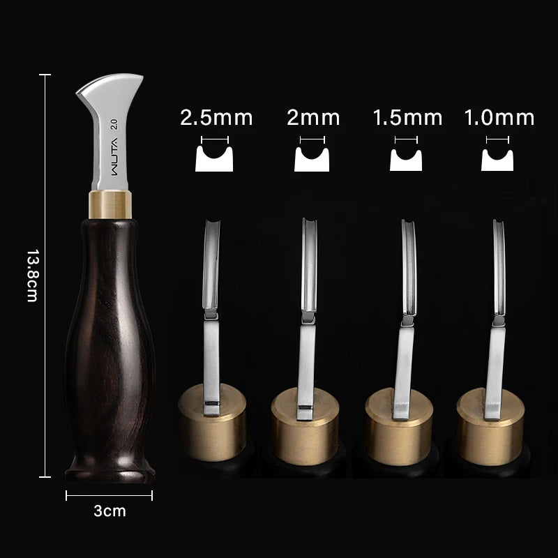 1PC High Quality Professional Leather Edge Creaser