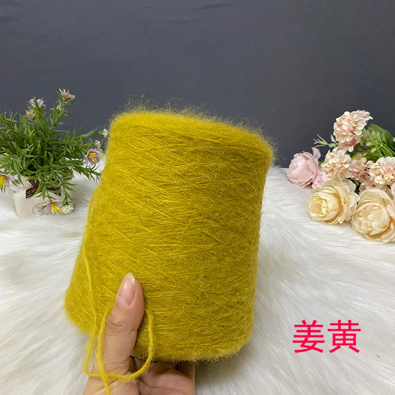 500G/PC Mohair Yarn High Quality Super Soft