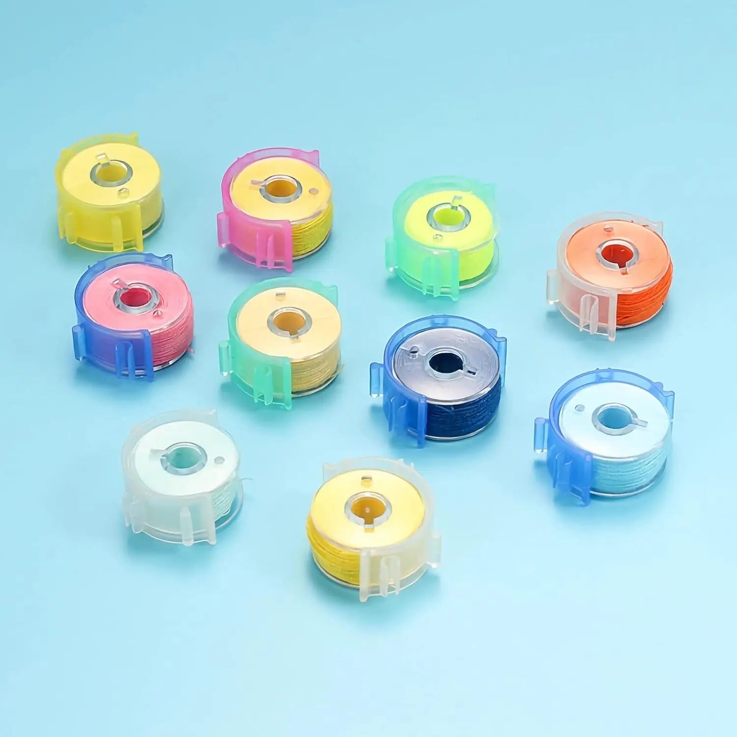 10-50pcs Sewing Bobbin Clips Plastic