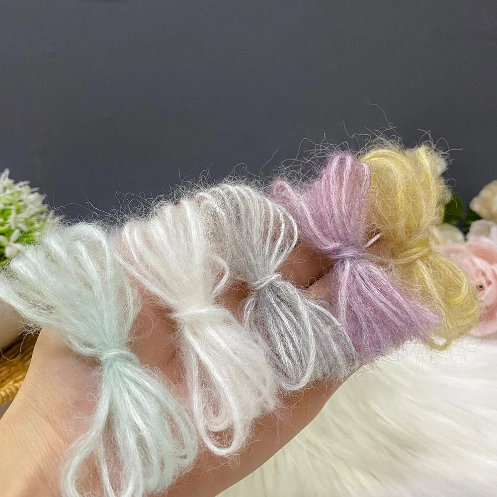 500G/PC Mohair Yarn High Quality Super Soft