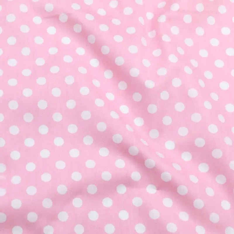 Dot print 100% cotton sold by  meter,