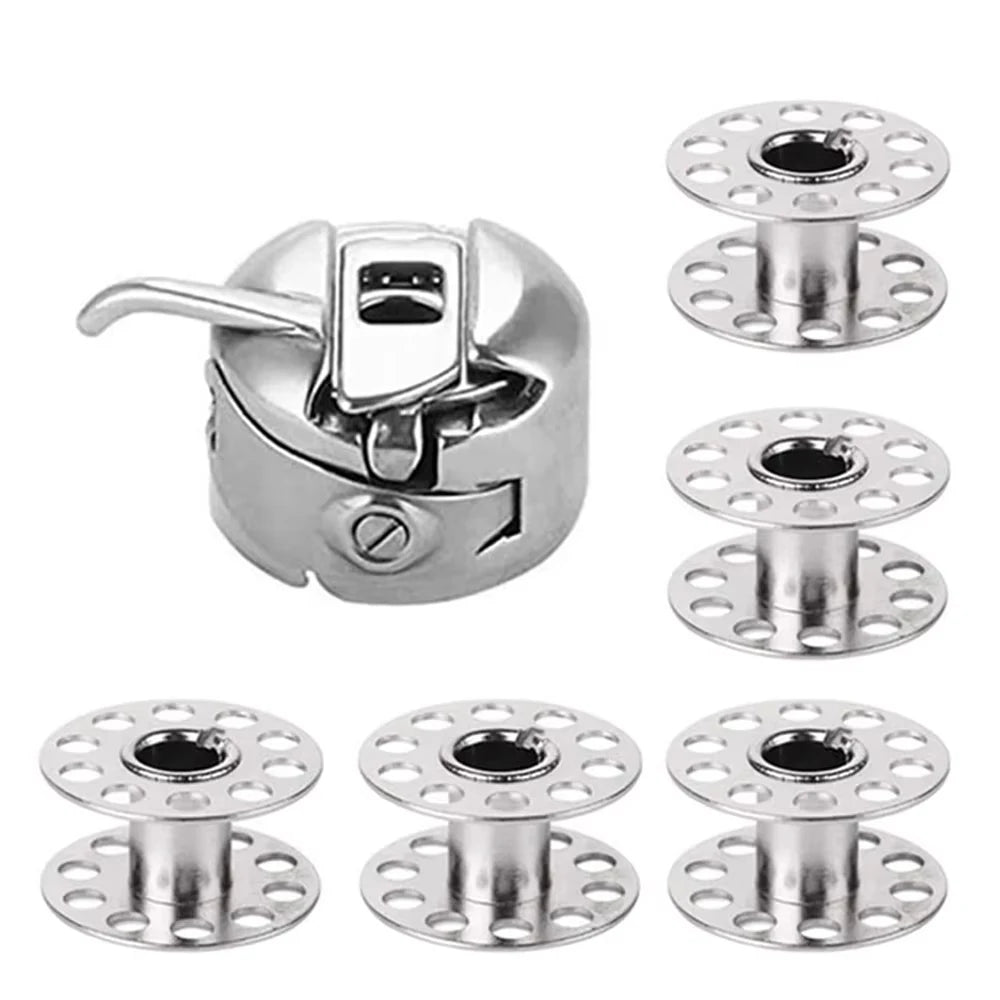 Bobbin Case With 5PCS  Metal Bobbins