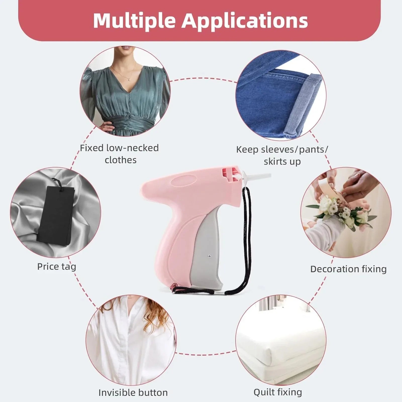 Quick Fix Sewing Tool with Needles, Fasteners