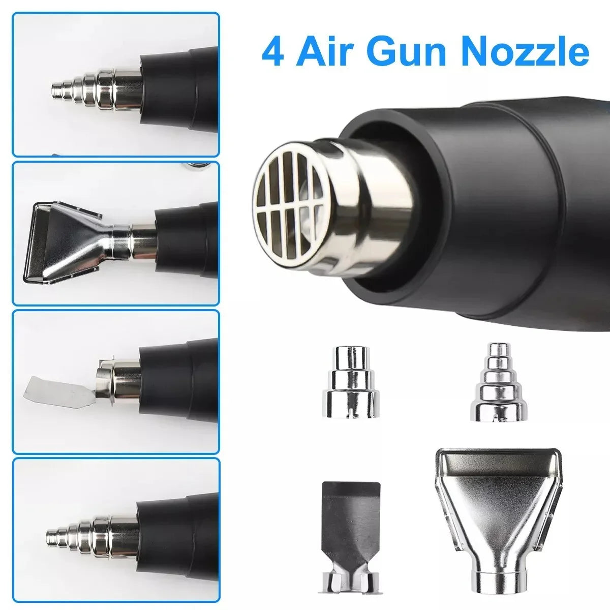 2000W Electric Heat Gun, LCD Display Adjustable