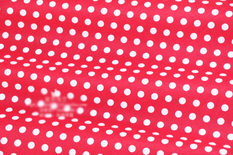 Dot print 100% cotton sold by  meter,