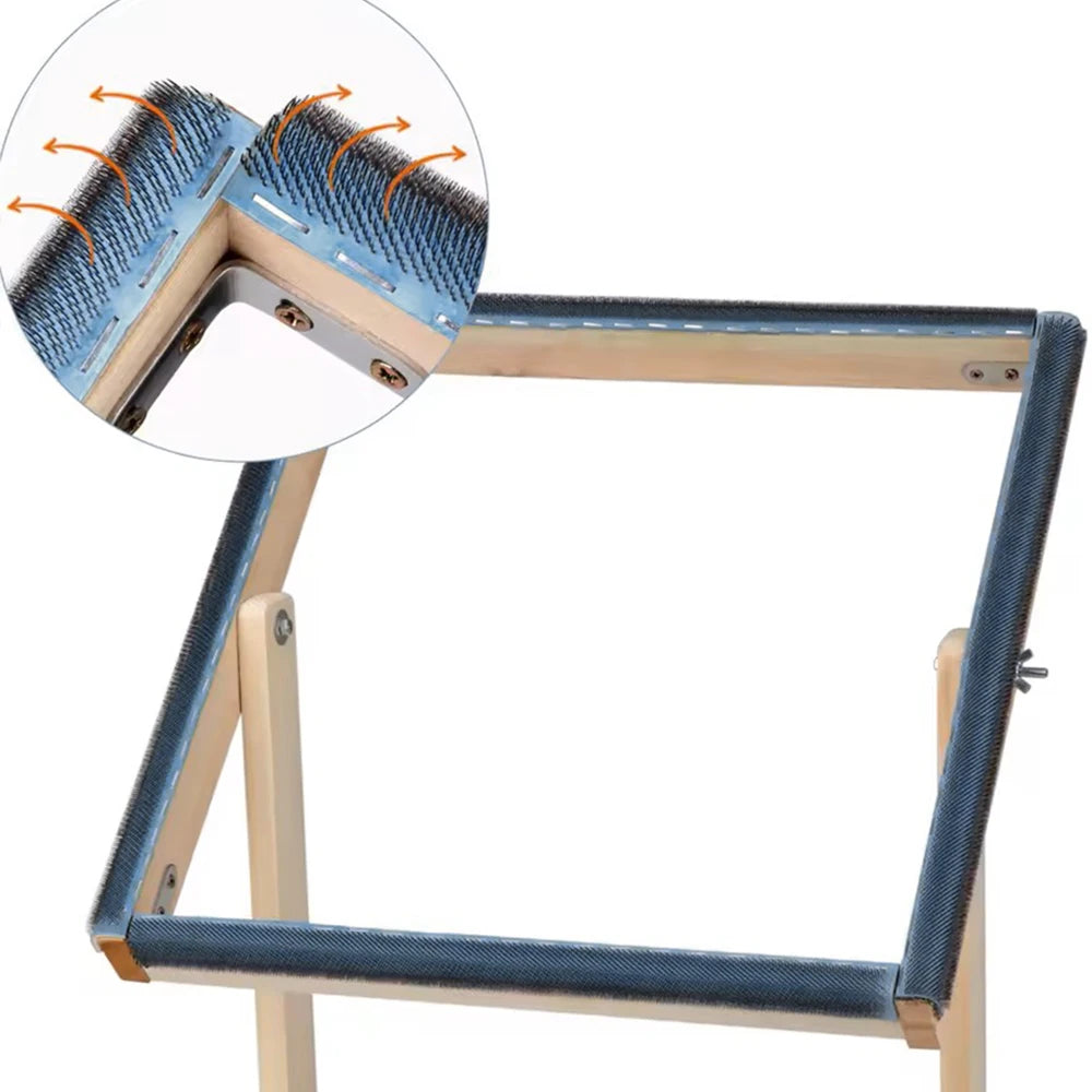 Heavy-Duty  Wooden Gripper Strip with Punch  Frames