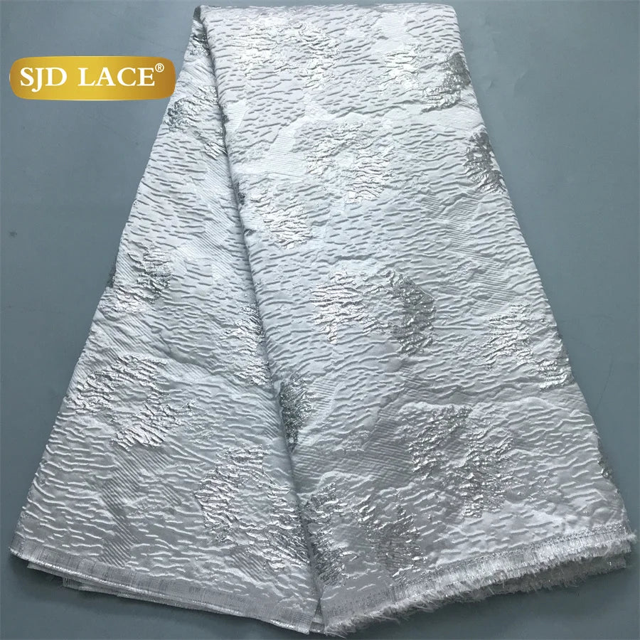 African Lace Fabric  High Quality French Brocade