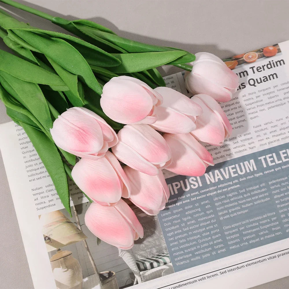 10/5/1pcs Tulip Artificial Flower Bouquet