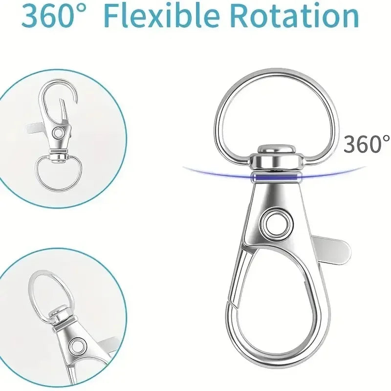 5/10/20PCS Swivel Clasps Lanyard Snap Hooks  Rings