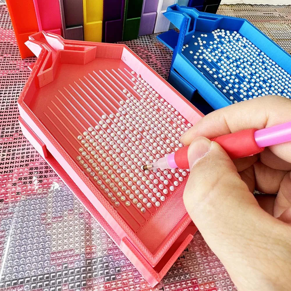 Silky Diamond Painting Tray with Lid