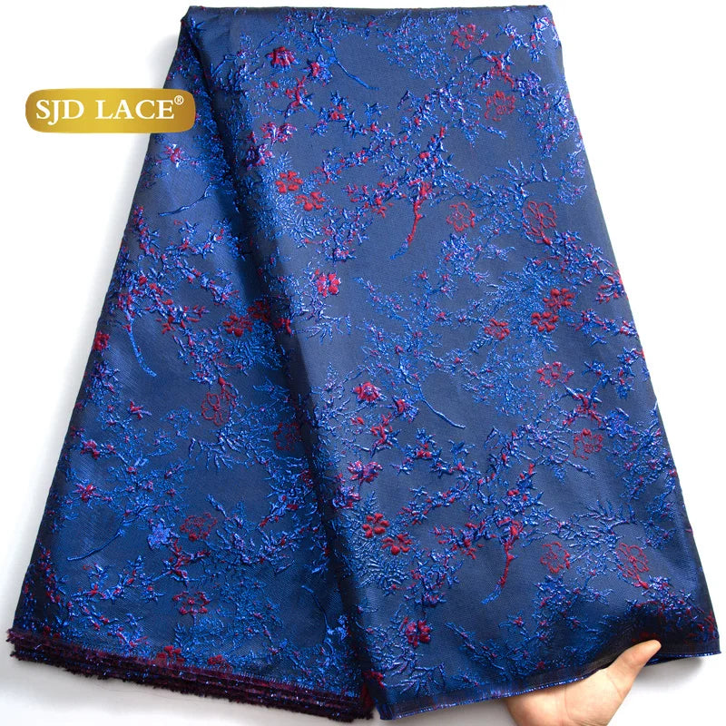 African Lace Fabric  High Quality French Brocade