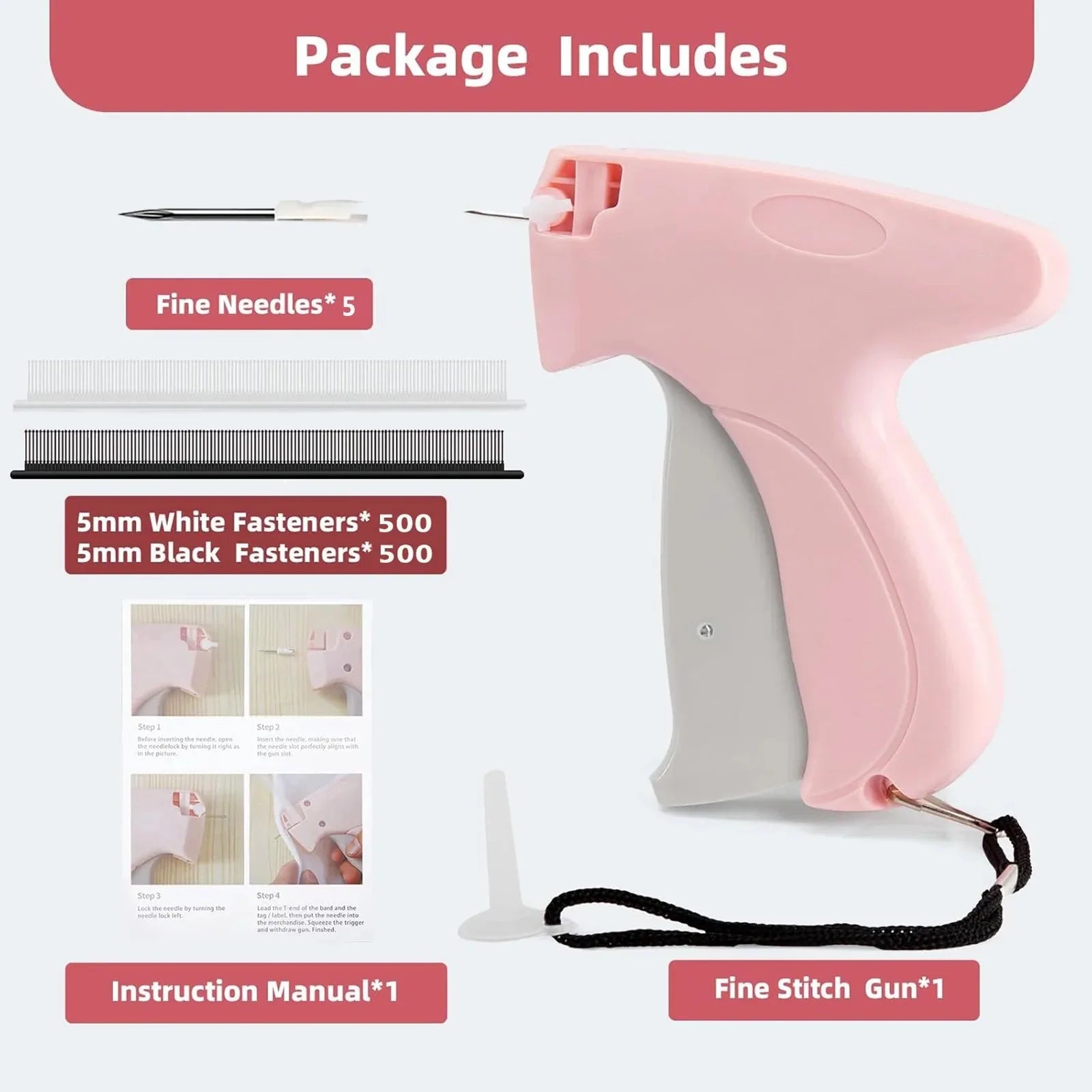 Quick Fix Sewing Tool with Needles, Fasteners