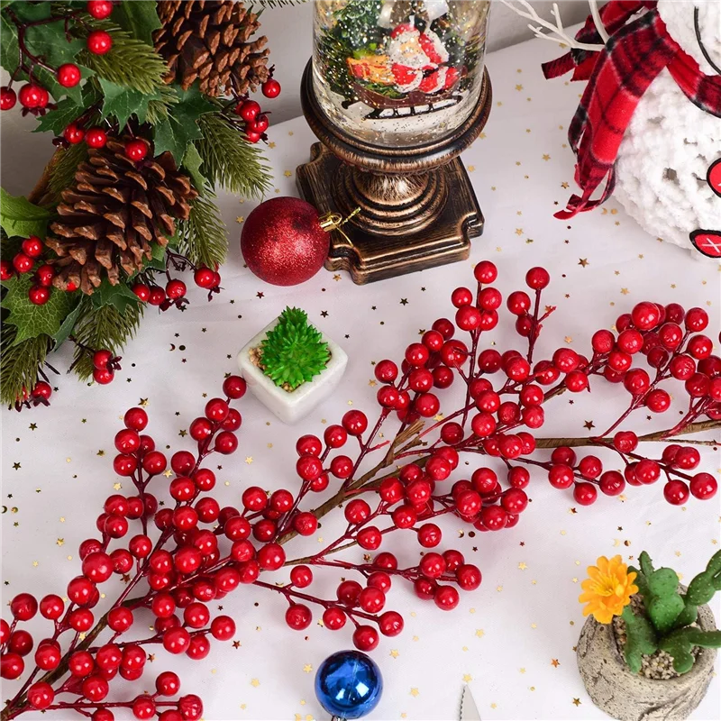 Artificial Burgundy  Berry Garland