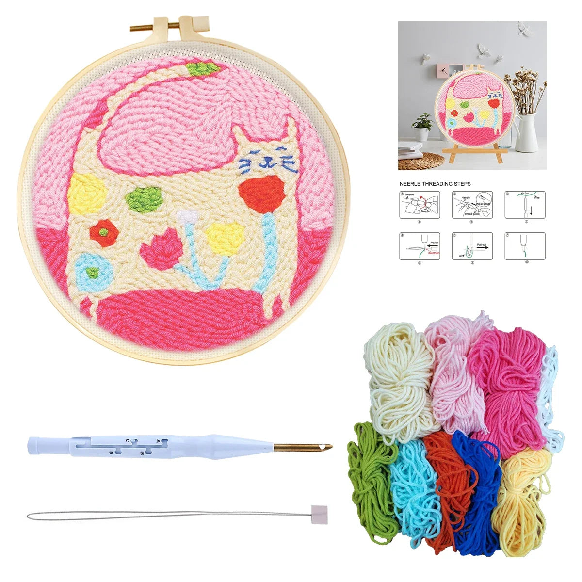 DIY Punch Needle Kits for Beginners