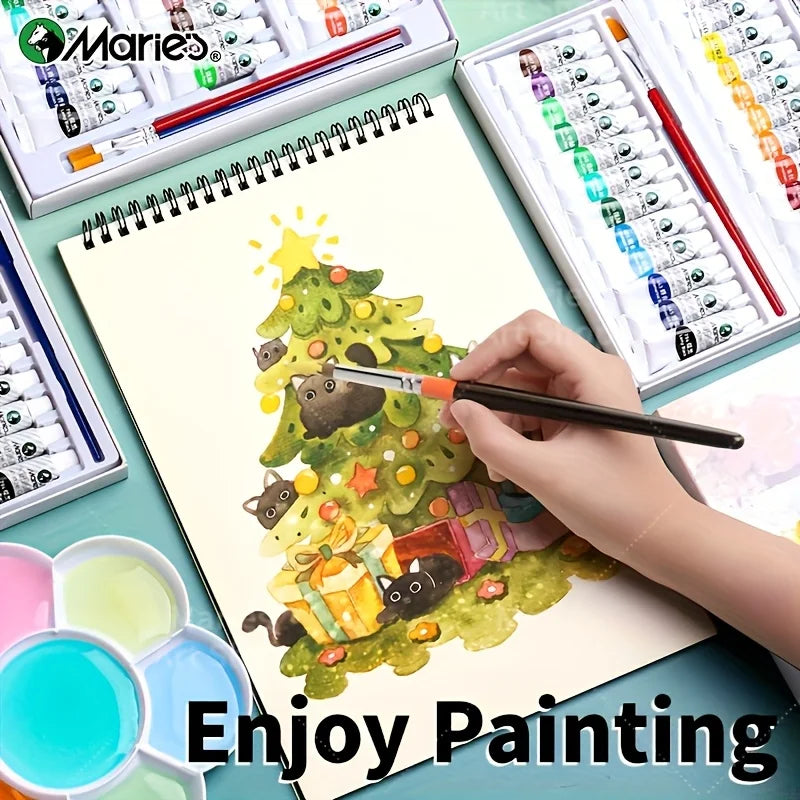 Paint Set 36 Colors 12mL/0.4oz,  Tempera