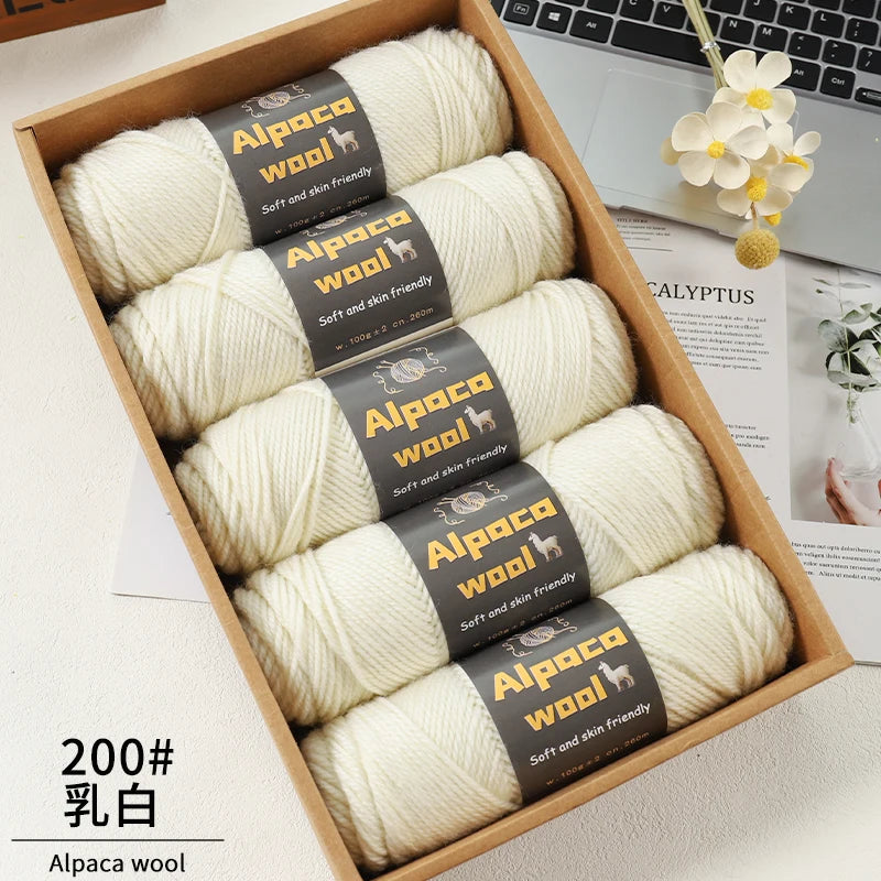 500g Alpaca Wool 245 Chunky Knitting Yarn