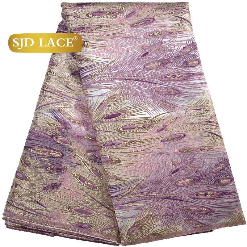 African Lace Fabric  High Quality French Brocade