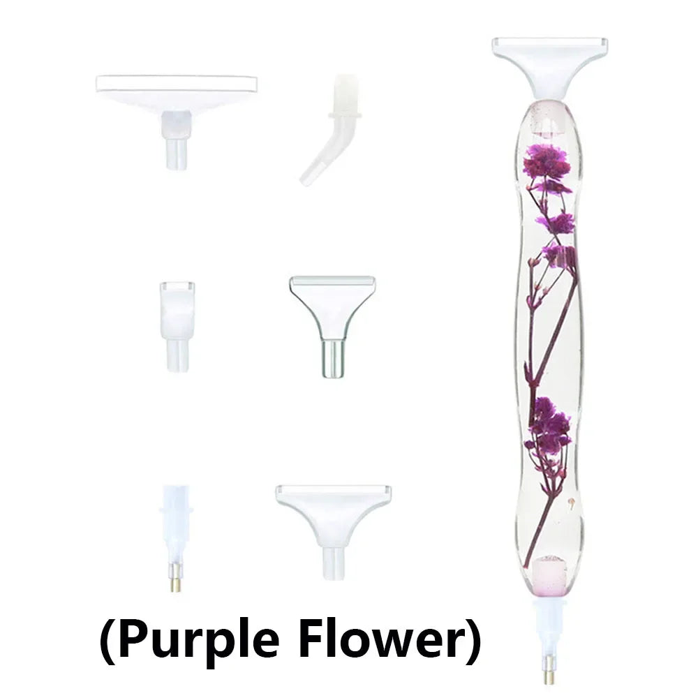 5D Resin Diamond Painting Pen With 6pcs