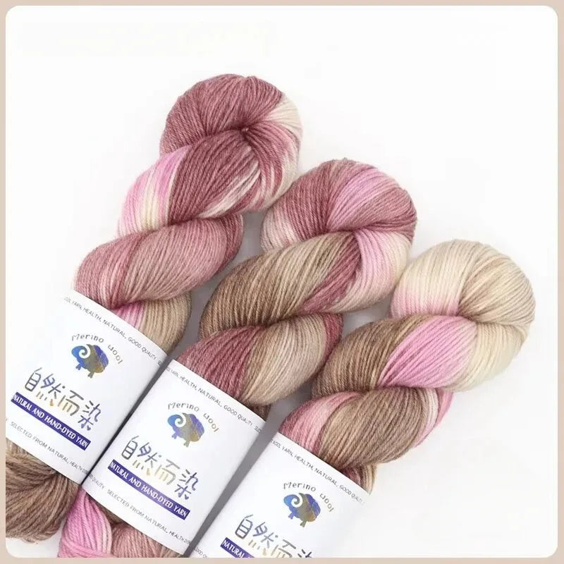 100g 270Meters Handmade Dyed Wool Yarn