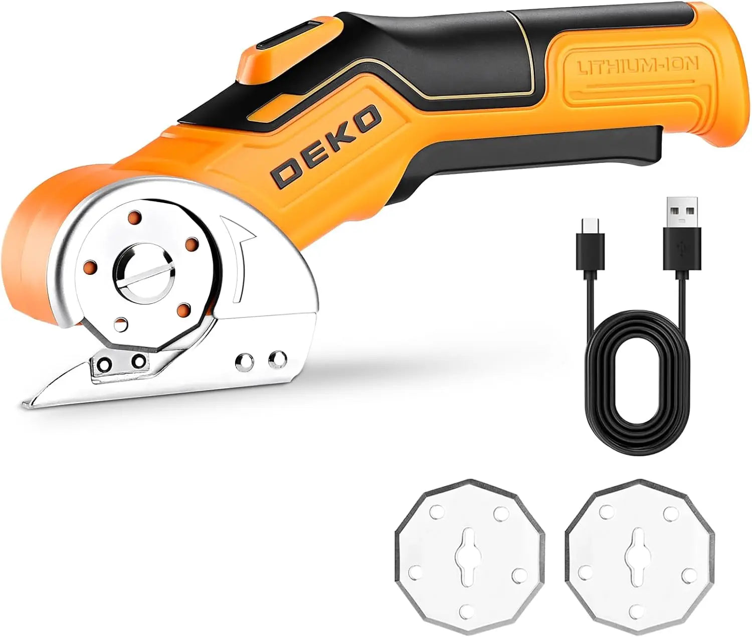 DEKOPRO Professional 3.7 V Electric Sewing Scissors
