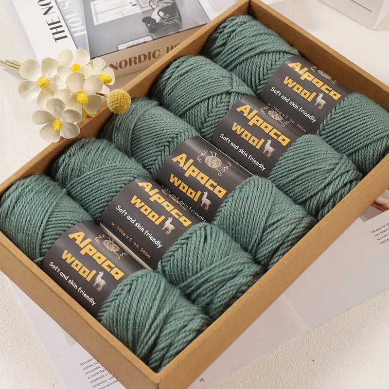 500g Alpaca Wool 245 Chunky Knitting Yarn