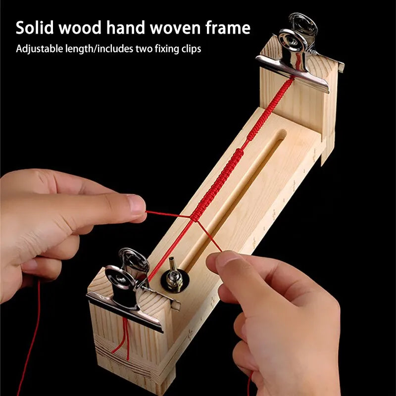DIY Bracelet Wood Braiding Frame