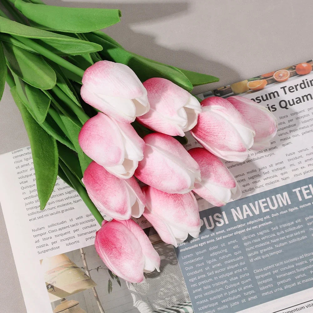 10/5/1pcs Tulip Artificial Flower Bouquet
