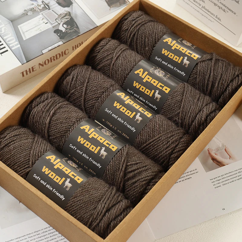 500g Alpaca Wool 245 Chunky Knitting Yarn
