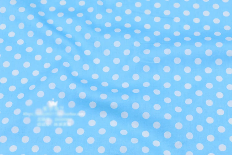 Dot print 100% cotton sold by  meter,