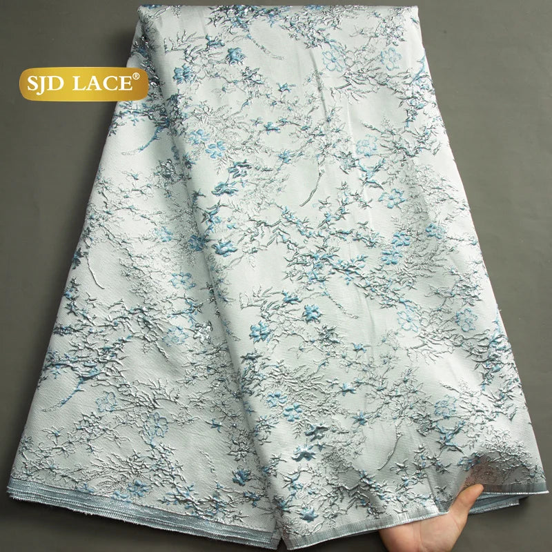 African Lace Fabric  High Quality French Brocade