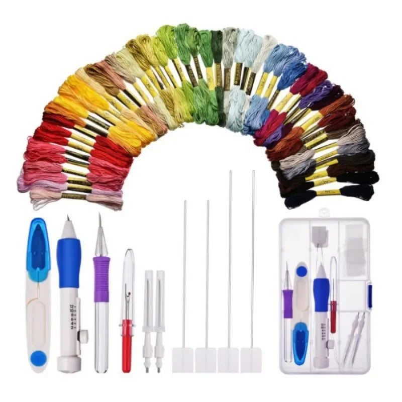 Hand Embroidery Punch Needle embroidery thread kit
