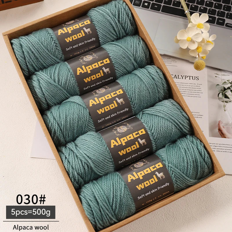 500g Alpaca Wool 245 Chunky Knitting Yarn
