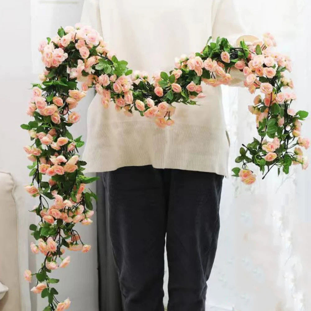 45/69pcs Artificial Rose Flowers Vine