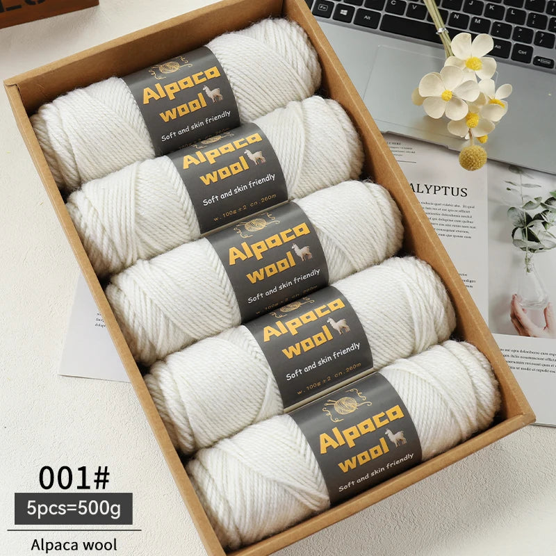 500g Alpaca Wool 245 Chunky Knitting Yarn