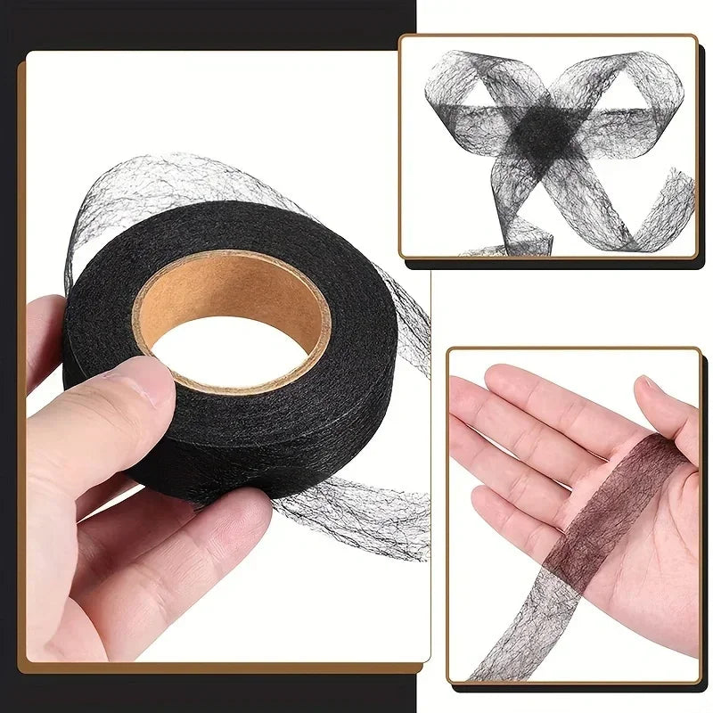 2roll Black White Double-sided  Iron  Tape
