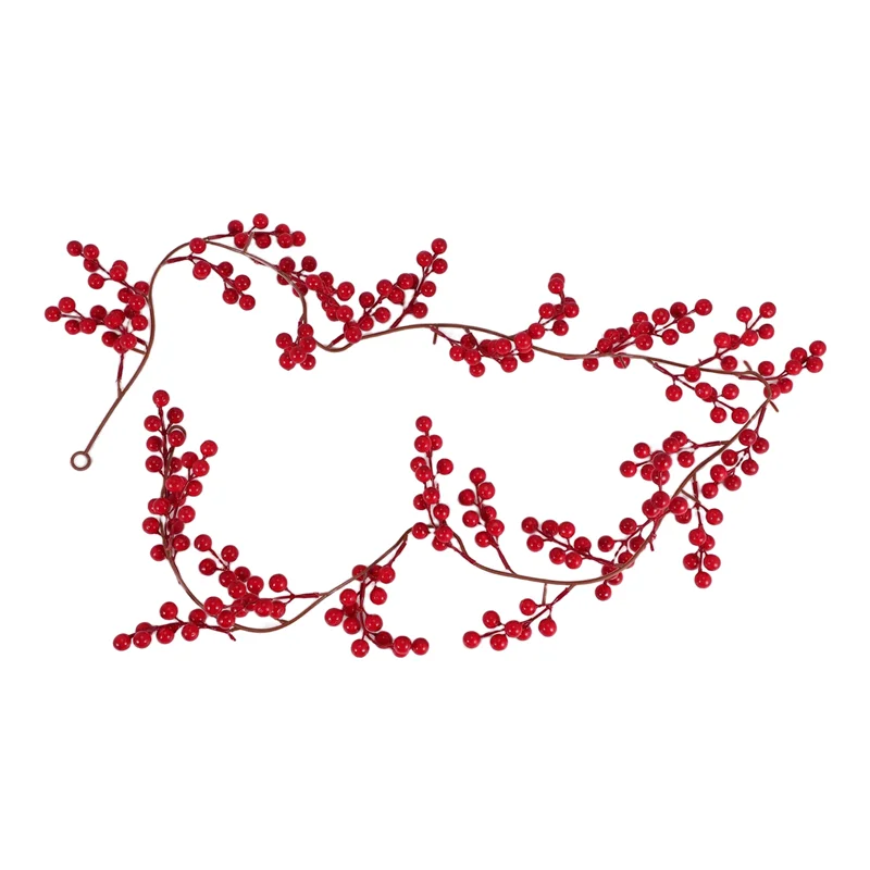 Artificial Burgundy  Berry Garland