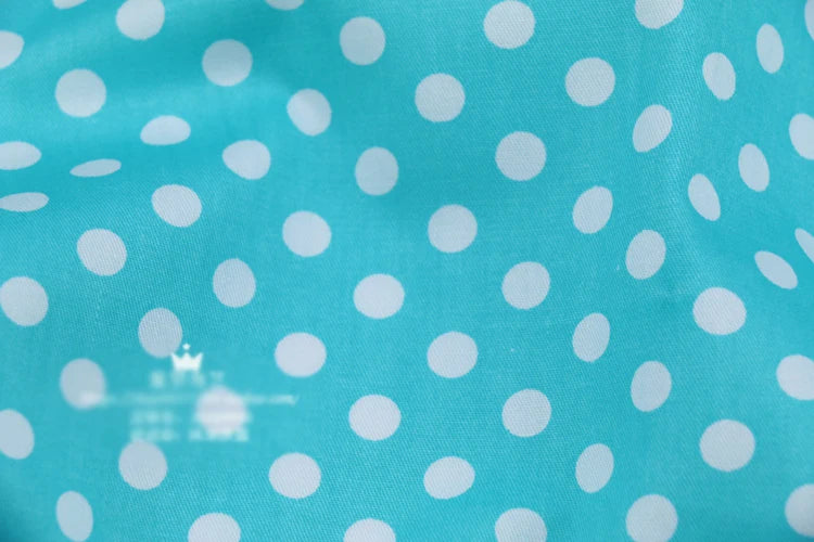 Dot print 100% cotton sold by  meter,