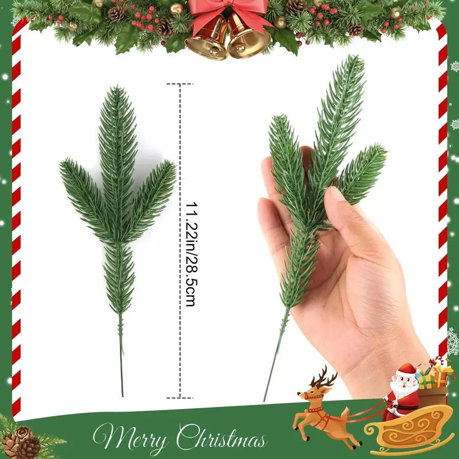 150 Pcs Artificial Pine Branch picks