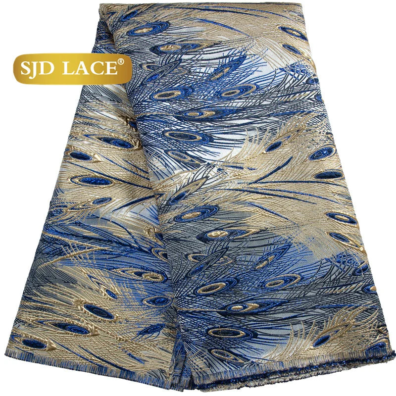 African Lace Fabric  High Quality French Brocade