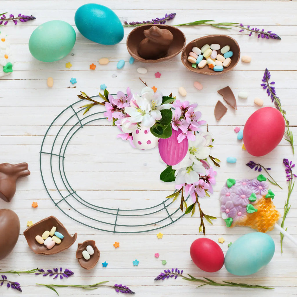 Egg  Wreath Frame Wreath