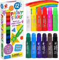 12 Classic Color Washable Non-toxic Paint Sticks