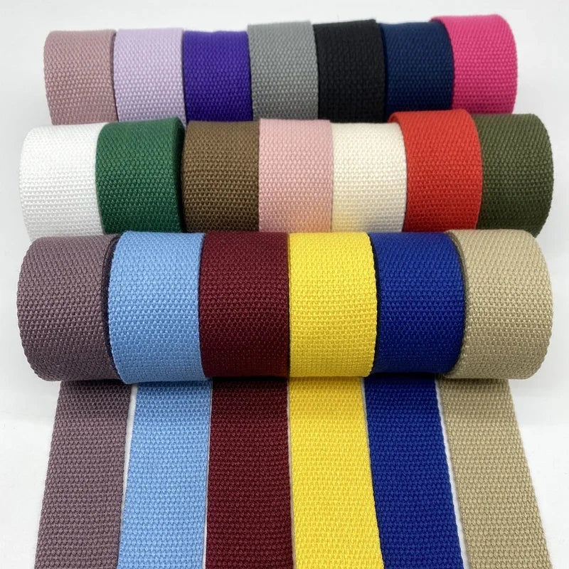 2yards 25mm 30mm 38mm Cotton  Canvas  Webbing