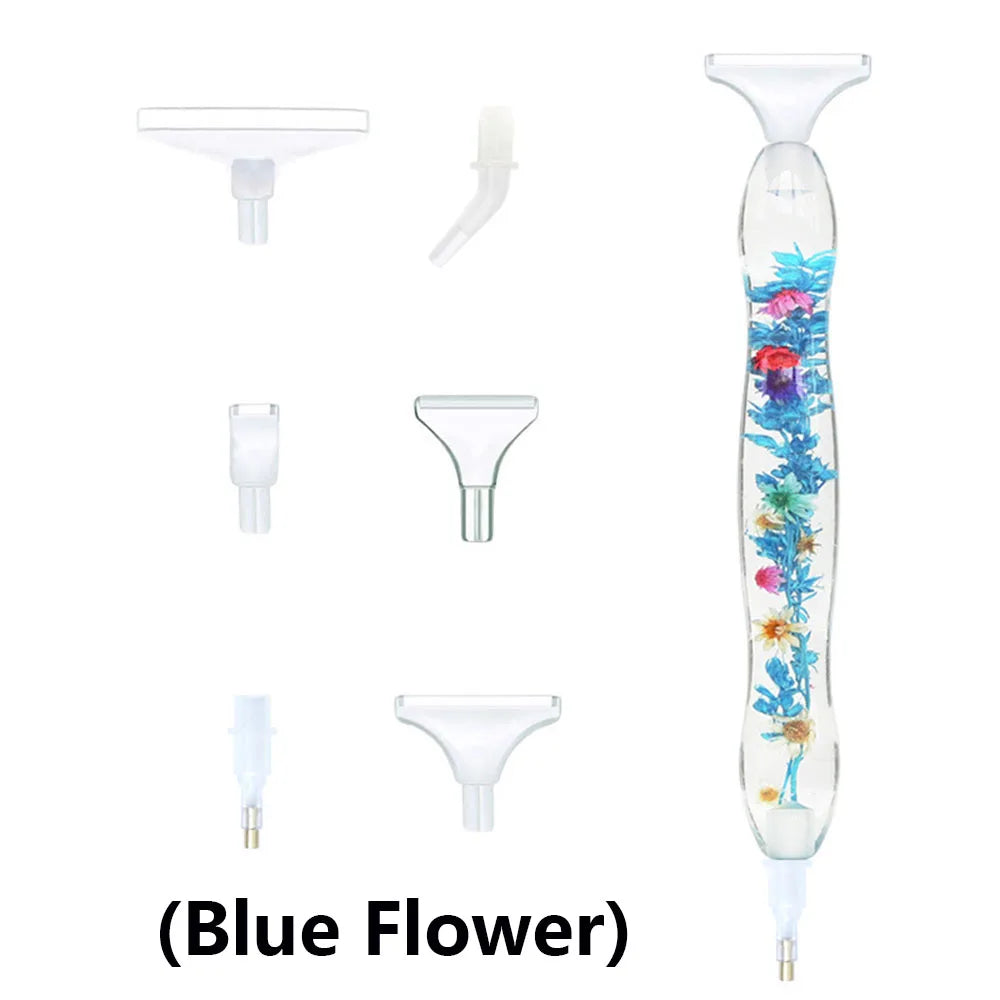5D Resin Diamond Painting Pen With 6pcs