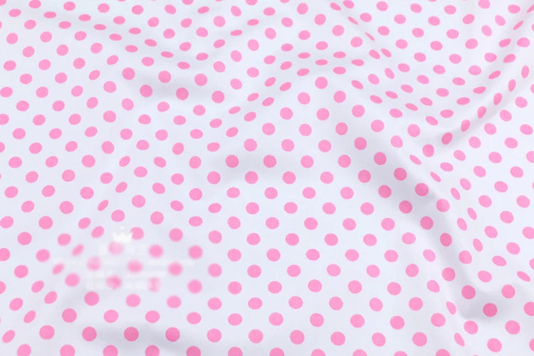 Dot print 100% cotton sold by  meter,