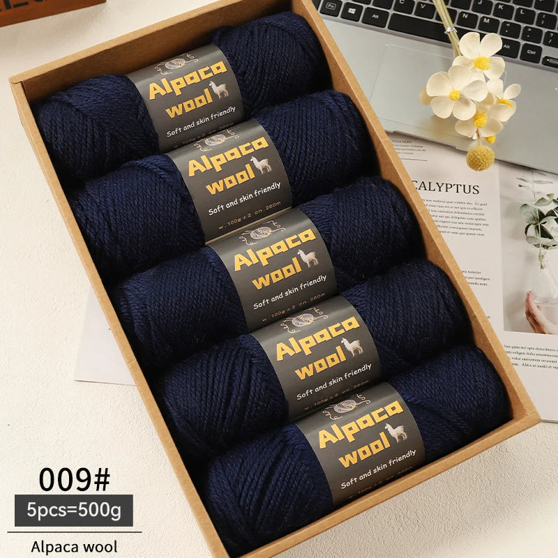 500g Alpaca Wool 245 Chunky Knitting Yarn