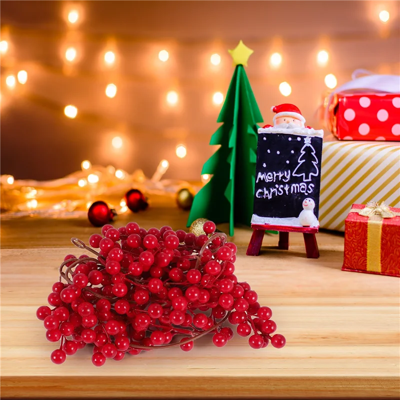 Artificial Burgundy  Berry Garland