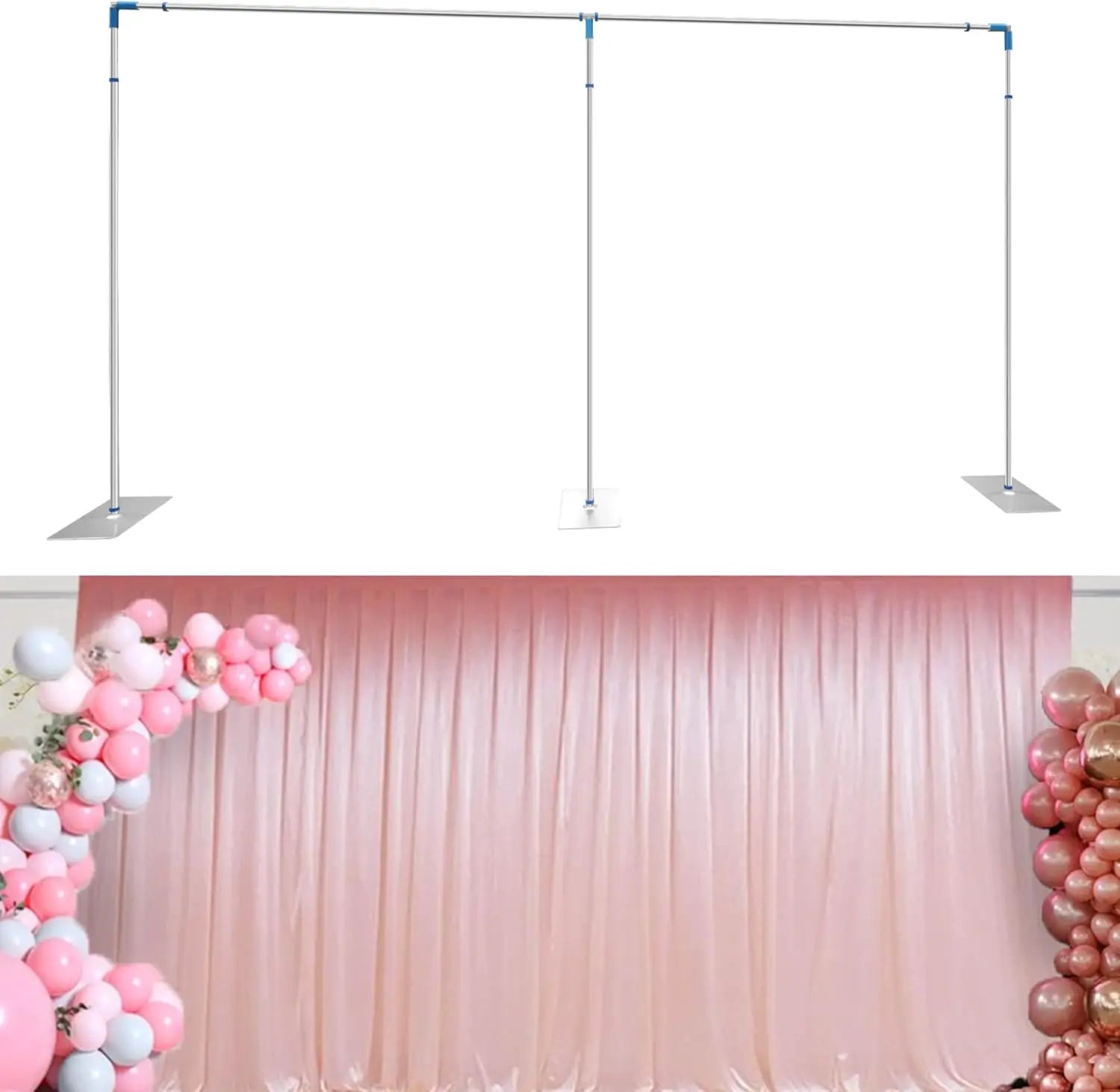 3x6M Portable Pipe & Drape Backdrop