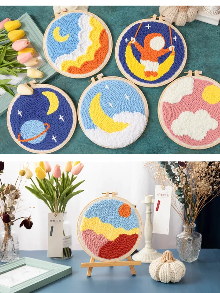 Punch Needle Embroidery Kits For Adults