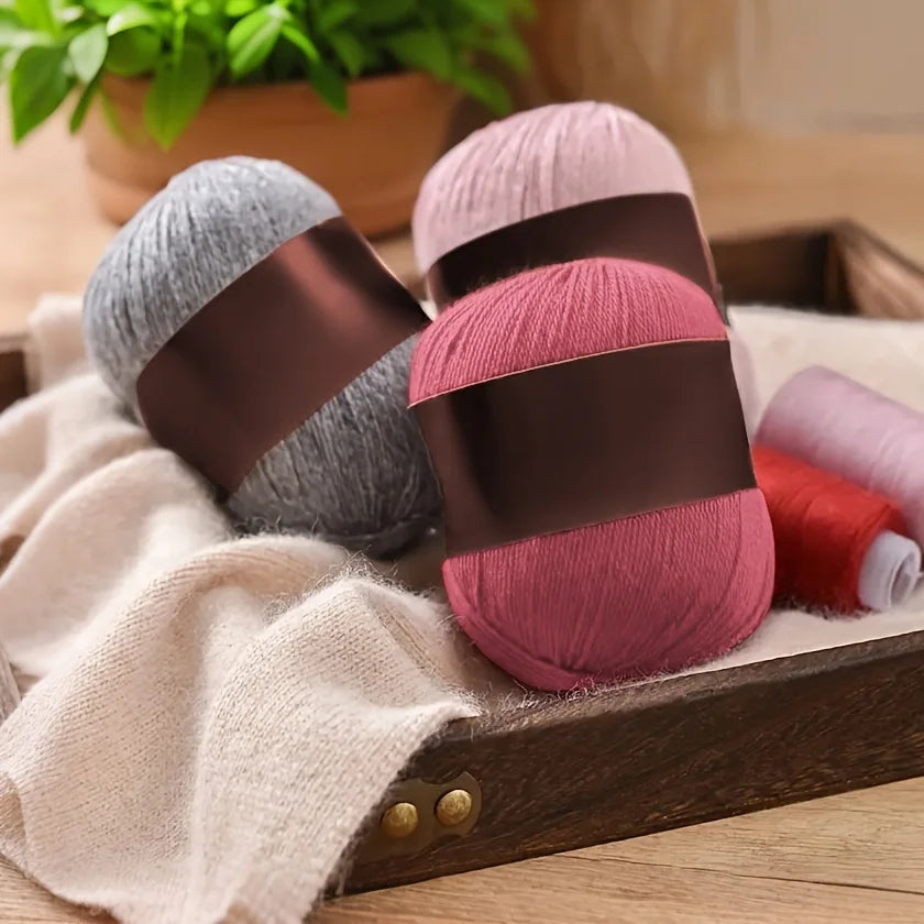 100% Cashmere Soft Yarn 10.58oz+4.23oz